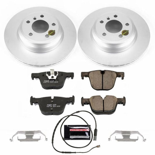 Kies-Motorsports PowerStop Power Stop 15-16 BMW 328i xDrive Rear Z23 Evolution Sport Coated Brake Kit