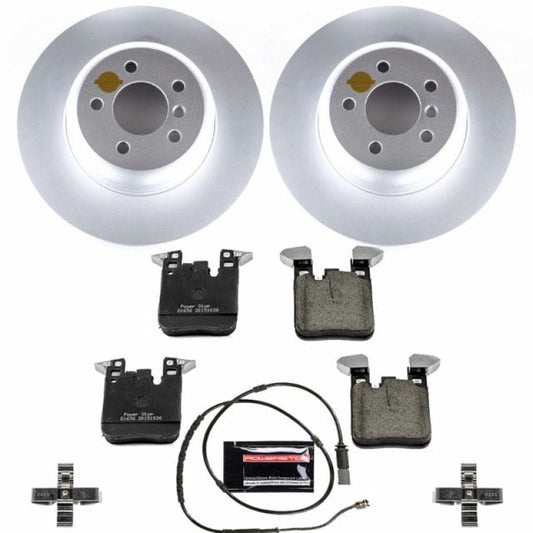 Kies-Motorsports PowerStop Power Stop 16-18 BMW 320i xDrive Rear Z23 Evolution Sport Coated Brake Kit