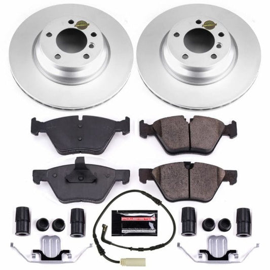Kies-Motorsports PowerStop Power Stop 2006 BMW 330i Front Z23 Evolution Sport Coated Brake Kit