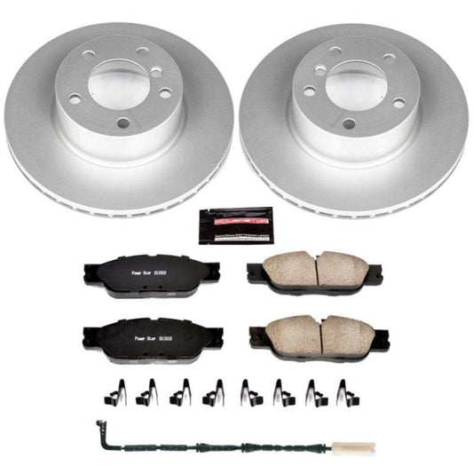 Kies-Motorsports PowerStop Power Stop 2007 BMW 328i Front Z23 Evolution Sport Coated Brake Kit