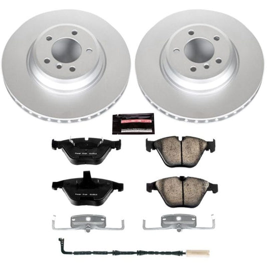 Kies-Motorsports PowerStop Power Stop 2009 BMW 335d Front Z23 Evolution Sport Coated Brake Kit