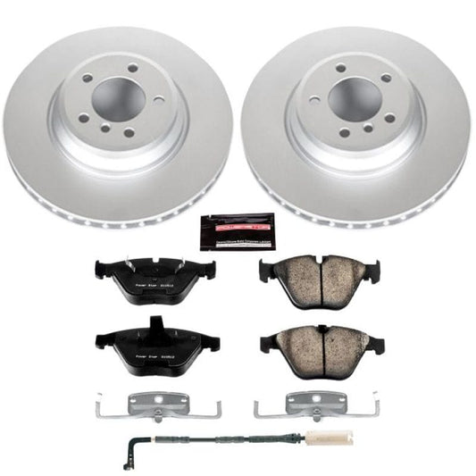 Kies-Motorsports PowerStop Power Stop 2009 BMW 335i xDrive Front Z23 Evolution Sport Coated Brake Kit