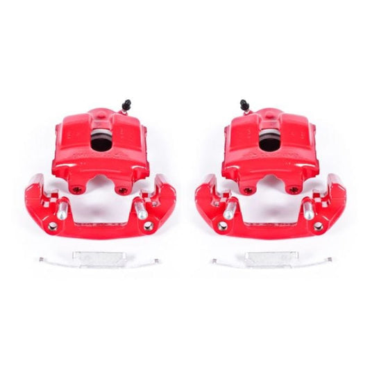 Kies-Motorsports PowerStop Power Stop 92-98 BMW 318i Front Red Calipers w/Brackets - Pair