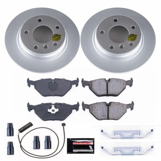 Kies-Motorsports PowerStop Power Stop 92-98 BMW 318i Rear Z23 Evolution Sport Coated Brake Kit
