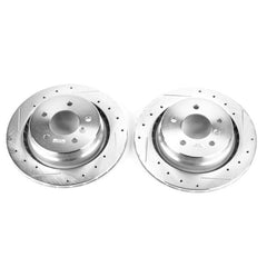 Kies-Motorsports PowerStop Power Stop 95-99 BMW M3 Rear Evolution Drilled & Slotted Rotors - Pair