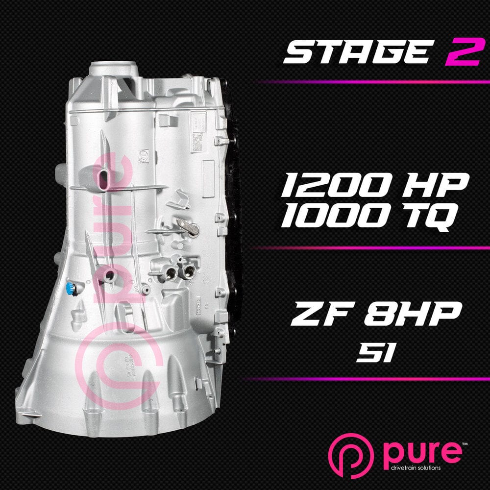 Kies-Motorsports Pure Drivetrain Solutions Pure Drivetrain Solutions ZF8HP51 Stage 2 Transmission Rebuild Toyota MK5 Supra