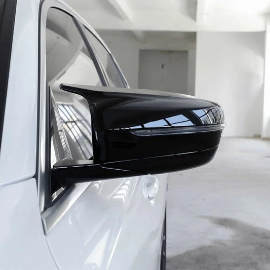 Kies-Motorsports R44 Performance MHC Black BMW M Style Wing Mirror Covers In Gloss Black LHD (G20/G21/G22/G23/G30)