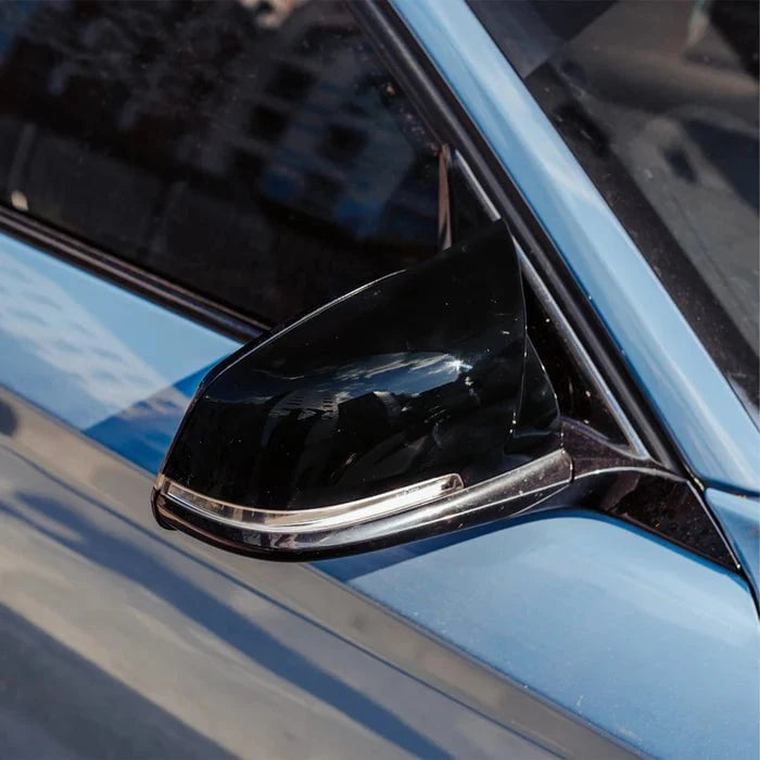 Kies-Motorsports R44 Performance MHC Black BMW M Style Wing Mirror Replacement Covers In Gloss Black