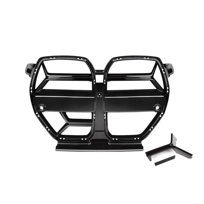 Kies-Motorsports R44 Performance MHC Black BMW M3/M4 CSL Style Front Grille In Gloss Black (G80/G81/G82/G83)