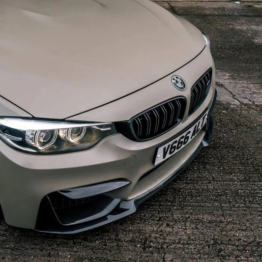 Kies-Motorsports R44 Performance MHC Black BMW M3/M4 Double Slat Front Grilles In Gloss Black (F32/F33/F80/F82/F83)
