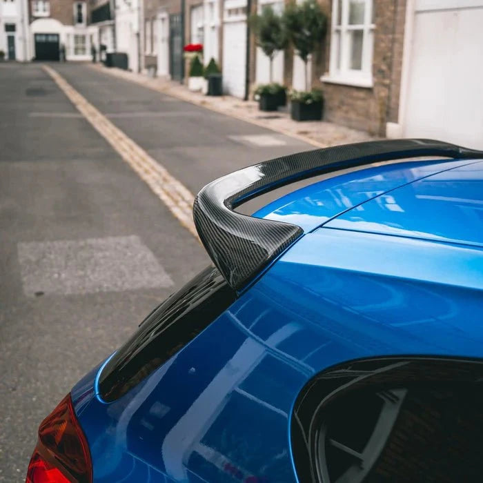 Kies-Motorsports R44 Performance MHC+ BMW 1 Series Tube Style Rear Spoiler In Pre Preg Carbon Fibre (F20/F21)