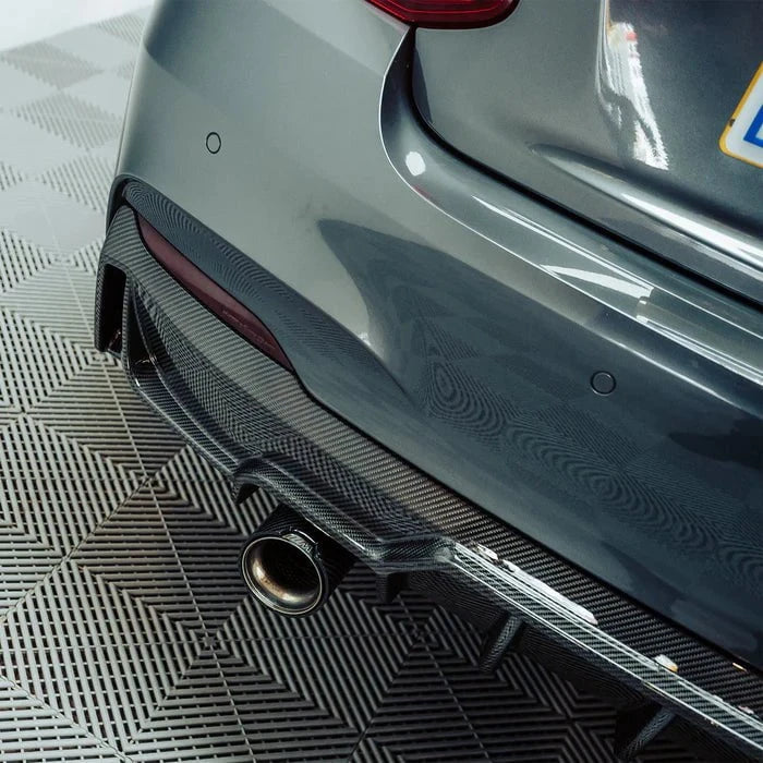 Kies-Motorsports R44 Performance MHC+ BMW F22/F23 M235i & M240i Ultra Aggressive Style Rear Diffuser In Pre Preg Carbon Fibre