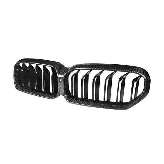 Kies-Motorsports R44 Performance MHC+ BMW F90 M5 LCI Premium Front Grille In Pre Preg Carbon Fibre & Gloss Black