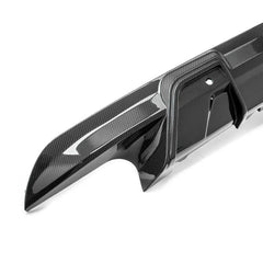 Kies-Motorsports R44 Performance MHC+ BMW F95 X5M & F96 X6M LCI OEM Style Rear Diffuser In Pre Preg Carbon Fibre