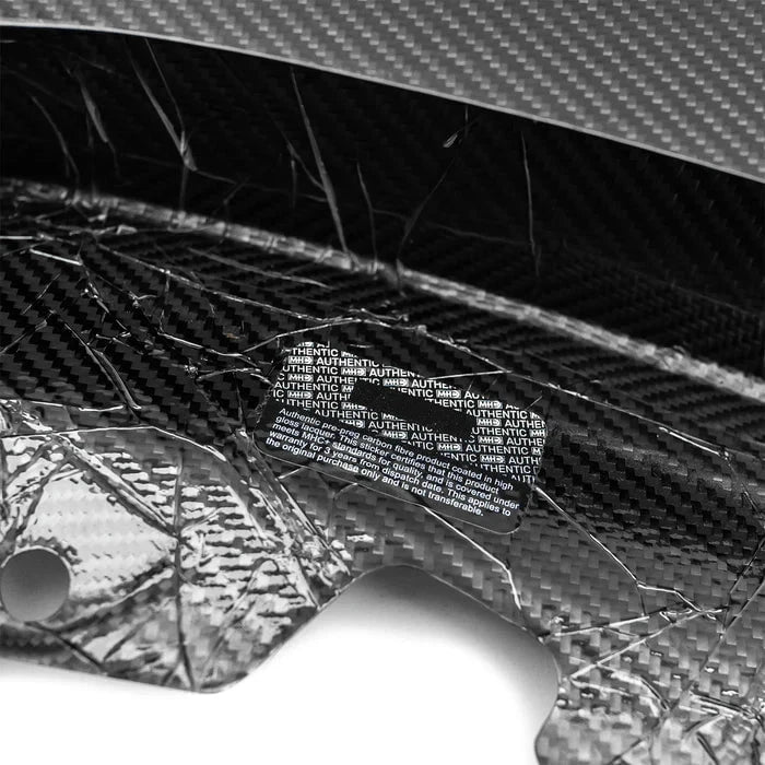 Kies-Motorsports R44 Performance MHC+ BMW G90 & G99 M5 SP90 Front Splitter In Gloss Pre Preg Carbon Fibre