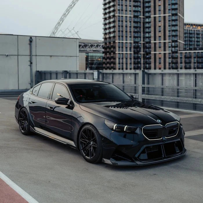 Kies-Motorsports R44 Performance MHC+ BMW G90 & G99 M5 SP90 Front Splitter In Gloss Pre Preg Carbon Fibre