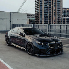 Kies-Motorsports R44 Performance MHC+ BMW G90 & G99 M5 SP90 Front Splitter In Gloss Pre Preg Carbon Fibre