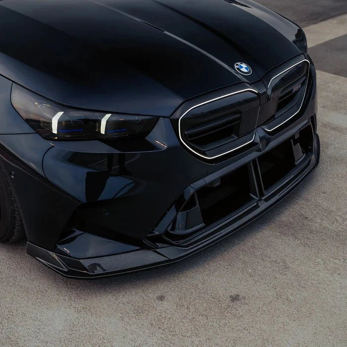 Kies-Motorsports R44 Performance MHC+ BMW G90 & G99 M5 SP90 Front Splitter In Gloss Pre Preg Carbon Fibre