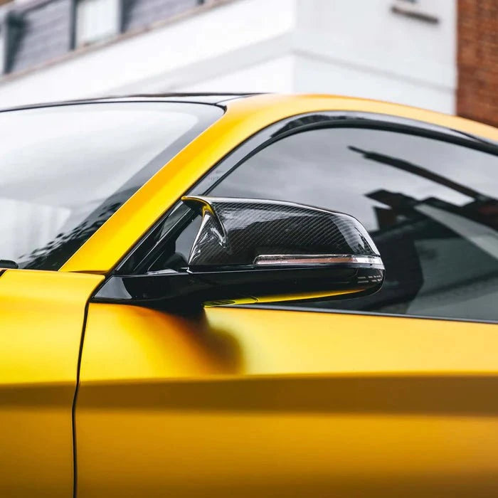 Kies-Motorsports R44 Performance MHC+ BMW M-Style Wing Mirror Replacement Covers In Pre Preg Gloss Carbon Fibre for M-lites