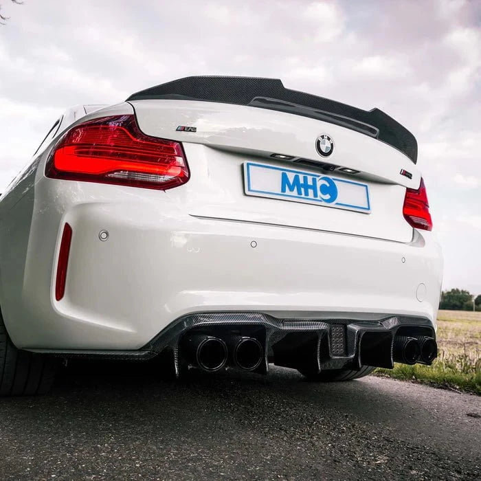Kies-Motorsports R44 Performance MHC+ BMW M2/2 Series Ducktail Rear Spoiler In Pre Preg Carbon Fibre (F22/F87)