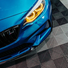 Kies-Motorsports R44 Performance MHC+ BMW M2 Competition Performance Style Front Splitter In Gloss Pre Preg Carbon Fibre (F87C)