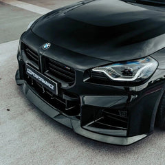 Kies-Motorsports R44 Performance MHC+ BMW M2 G87 Edition 1 Front Splitter In Pre Preg Gloss Carbon Fibre (G87)