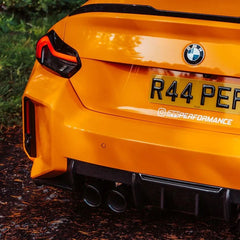 Kies-Motorsports R44 Performance MHC+ BMW M2 G87 Edition 1 Rear Diffuser 3pcs In Pre Preg Gloss Carbon Fibre (G87)