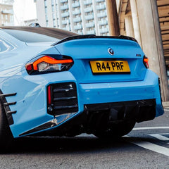 Kies-Motorsports R44 Performance MHC+ BMW M2 G87 OEM Style Rear Diffuser In Pre Preg Gloss Carbon Fibre (G87)
