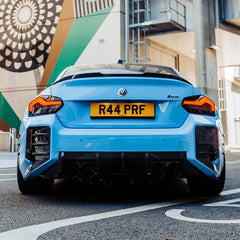 Kies-Motorsports R44 Performance MHC+ BMW M2 G87 OEM Style Rear Diffuser In Pre Preg Gloss Carbon Fibre (G87)