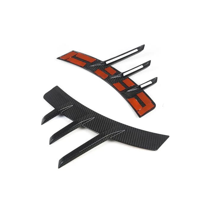 Kies-Motorsports R44 Performance MHC+ BMW M2 G87 Performance Style Rear Side Fender Trims In Pre Preg Gloss Carbon Fibre (G87)