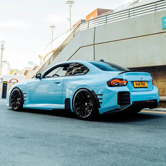 Kies-Motorsports R44 Performance MHC+ BMW M2 G87 Performance Style Side Skirts In Pre Preg Gloss Carbon Fibre (G87)