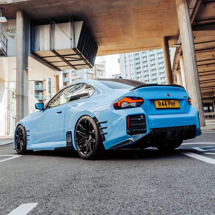 Kies-Motorsports R44 Performance MHC+ BMW M2 G87 Performance Style Side Skirts In Pre Preg Gloss Carbon Fibre (G87)