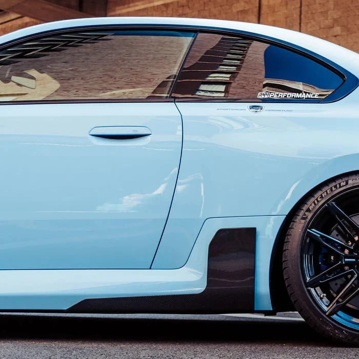 Kies-Motorsports R44 Performance MHC+ BMW M2 G87 Performance Style Side Skirts In Pre Preg Gloss Carbon Fibre (G87)