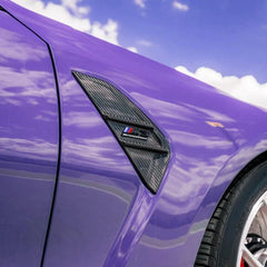 Kies-Motorsports R44 Performance MHC+ BMW M3 Full Replacement Side Badges in Pre Preg Carbon Fibre (G80/G81)