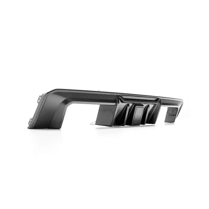 Kies-Motorsports R44 Performance MHC+ BMW M3/M4 DF1 LED Rear Diffuser In Gloss Pre Preg Carbon Fibre (G80/G81/G82/G83)