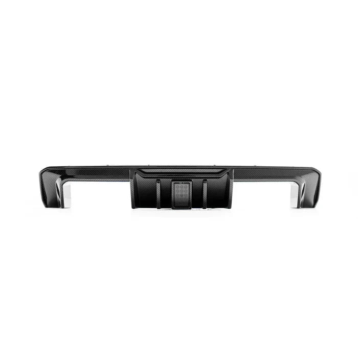 Kies-Motorsports R44 Performance MHC+ BMW M3/M4 DF1 LED Rear Diffuser In Gloss Pre Preg Carbon Fibre (G80/G81/G82/G83)