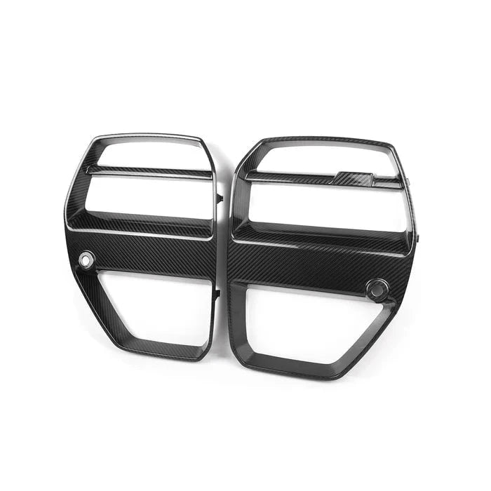 Kies-Motorsports R44 Performance MHC+ BMW M3/M4 GT Style Front Grille With ACC In Pre Preg Carbon Fibre (G80/G81/G82/G83)