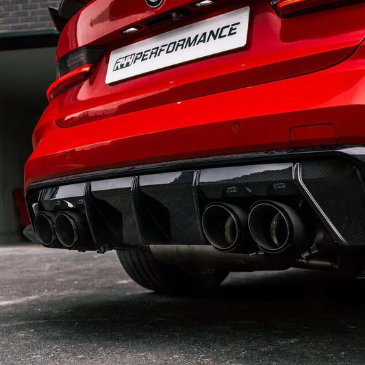 Kies-Motorsports R44 Performance MHC+ BMW M3/M4 Performance Style Rear Diffuser In Pre Preg Carbon Fibre (G80/G81/G82/G83)