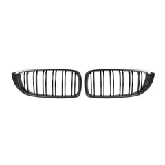 Kies-Motorsports R44 Performance MHC+ BMW M3/M4 Premium Front Grilles In Pre Preg Carbon Fibre & Gloss Black (F80/F82/F83)