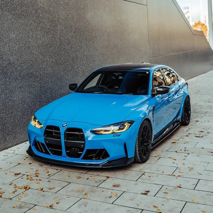 Kies-Motorsports R44 Performance MHC+ BMW M3/M4 SP2 Front Splitter In Pre Preg Carbon Fibre (G80/G81/G82/G83)