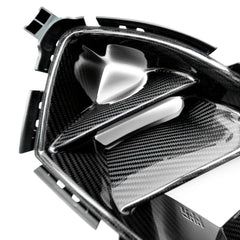 Kies-Motorsports R44 Performance MHC+ BMW M3/M4 Twin Fin Ducts In Pre Preg Carbon Fibre (G80/G81/G82/G83)