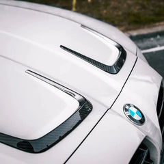 Kies-Motorsports R44 Performance MHC+ BMW M3/M4 X Style Hood Vent Trims In Pre Preg Carbon Fibre (G80/G81/G82/G83)