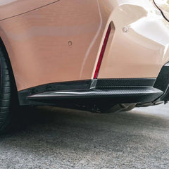 Kies-Motorsports R44 Performance MHC+ BMW M3 OEM Style Replacement Rear Side Diffusers In Pre Preg Carbon Fibre (G80/G81)