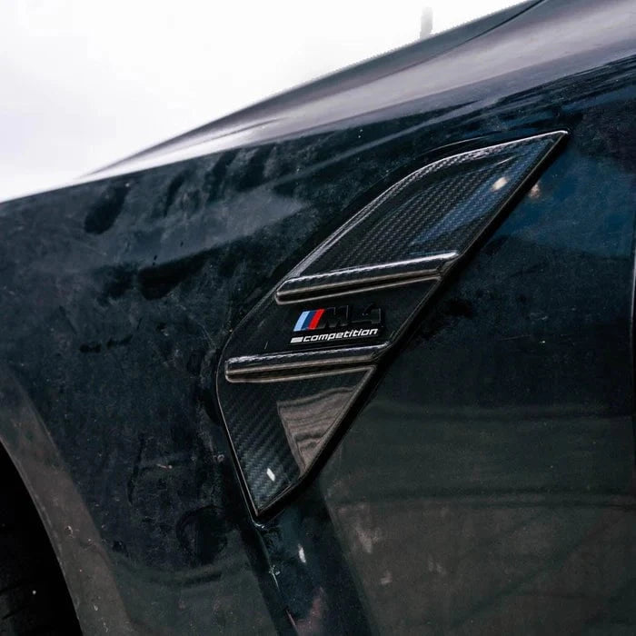 Kies-Motorsports R44 Performance MHC+ BMW M4 Full Replacement Side Badges in Pre Preg Carbon Fibre (G82/G83)