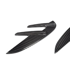 Kies-Motorsports R44 Performance MHC+ BMW M4 Side Fender Badge Covers In Gloss Pre Preg Carbon Fibre (G82/G83)