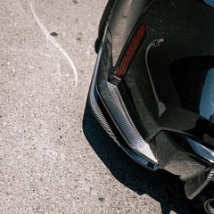 Kies-Motorsports R44 Performance MHC+ BMW M4 SS1 Rear Side Splitters In Gloss Pre Preg Carbon Fibre (G82/G83)