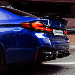 Kies-Motorsports R44 Performance MHC+ BMW M5/5 Series Ducktail Style Rear Spoiler In Pre Preg Carbon Fibre (F90/G30)