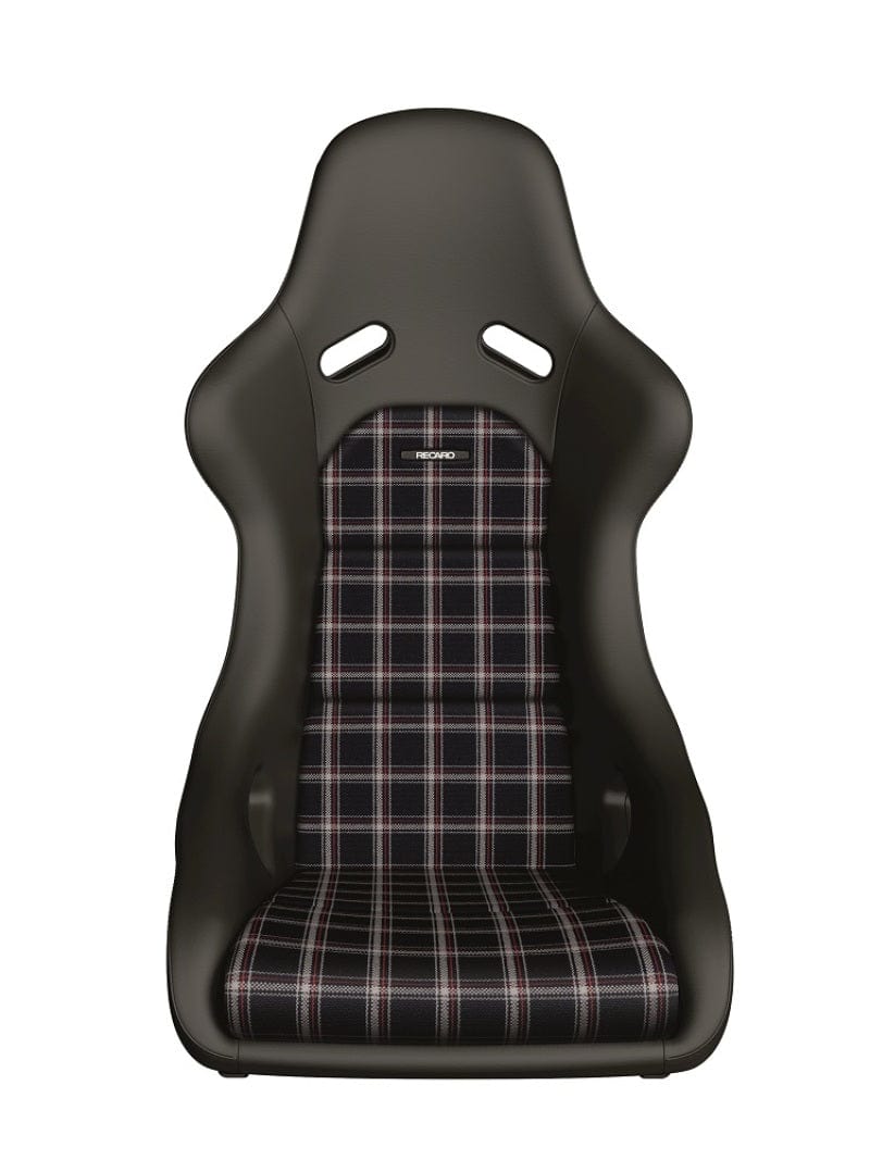 Kies-Motorsports Recaro Recaro Classic Pole Position ABE Seat - Black Leather/Classic Checkered Fabric