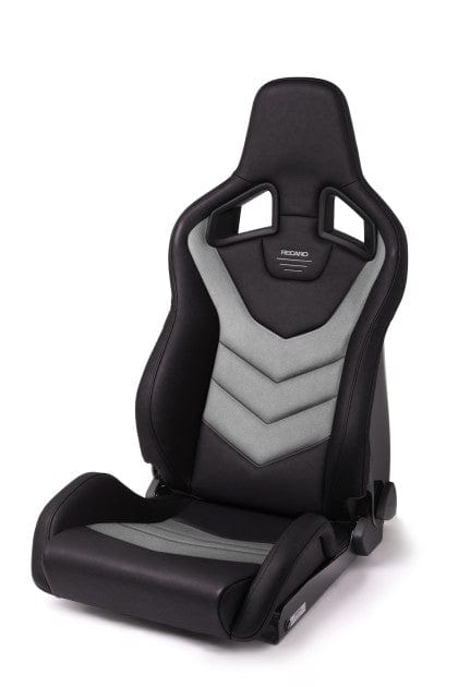 Kies-Motorsports Recaro Recaro Sportster GT Passenger Seat - Black Vinyl/Cloud Grey Suede