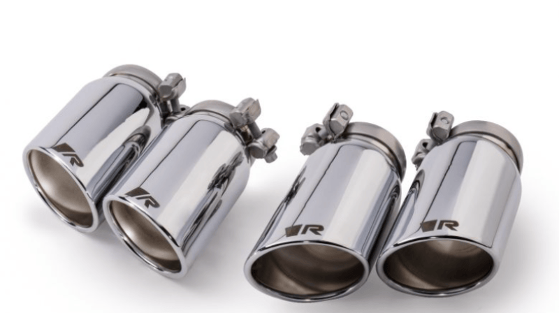 Kies-Motorsports Remus Remus 2014 BMW X4 F26 84mm Angled/Angled Rolled Edge Chrome Tail Pipe Set (Quad Tips)